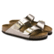 Birkenstock Arizona Birko-Flor Cork-Latex Footbed Sandal, Electric Taupe Burko-Flor, Narrow, 39, 1012972-39