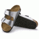 Birkenstock Arizona Birko-Flor Soft Footbed - Women's, Silver, 35 55015-1-35