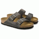 Birkenstock Arizona Oiled Leather Soft Footbed - Men's, Iron, 39 55280-1-39