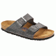 Birkenstock Arizona Oiled Leather Soft Footbed Sandal - Men's-Iron-Medium-40