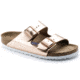 Birkenstock Arizona Soft Footbed Leather Sandals - Womens, Metallic Copper, Medium, 37, 952091-37