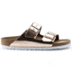 Birkenstock Arizona Soft Footbed Leather Sandals - Womens, Metallic Copper, Medium, 37, 952091-37