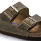 Birkenstock Arizona Soft Footbed Oiled Leather Sandals - Mens, Jade, 41, 1014451-R-41