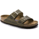 Birkenstock Arizona Soft Footbed Oiled Leather Sandals - Mens, Jade, 41, 1014451-R-41