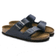 Birkenstock Arizona Soft Footbed Oiled Nubuck Leather Sandals - Womens, Blue Oild Leather, Medium, 45, 1013643-45