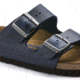 Birkenstock Arizona Soft Footbed Oiled Nubuck Leather Sandals - Womens, Blue Oild Leather, Medium, 45, 1013643-45