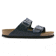 Birkenstock Arizona Soft Footbed Oiled Nubuck Leather Sandals - Womens, Blue Oild Leather, Medium, 45, 1013643-45