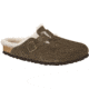 Birkenstock Boston Shearling Leather Clogs - Women's, Forest, Narrow, 37, 1012249-37