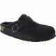 Birkenstock Boston Shearling Lined Slipper - Women's-Black-Narrow-37