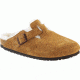 Birkenstock Boston Shearling Lined Slipper - Women's-Mink-Narrow-37