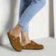 Birkenstock Boston Soft Footbed - Unisex, Mink Suede, 42, 1009543-1009543-42