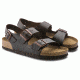 Birkenstock Milano Amalfi Leather Soft Footbed Men's, Testa Di Moro, 39 23454-1-39