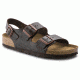 Birkenstock Milano Amalfi Leather Soft Footbed Men's, Testa Di Moro, 40 23454-1-40