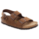 Birkenstock Milano Nubuck Soft Footbed Sandal - Men's-Cocoa-Medium-41