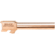 Bishop Defense Match Grade Pistol Barrel, Glock 17, 9mm, 4.49 in, 1-10 Twist, Rose Gold, BDBLG17RSGLD