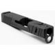 Bishop Defense Pistol Slide, Glock 26, Gen 3, Tier 2, Black Nitride, BDSLG26G3T2BLK