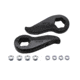 Bison Offroad Silverado/Sierra 1500/2500HD 2011-2020 Leveling Kit w/Forged Torsion Key, 33in Max Tire Size, Black, 2.5, GF-2501-33