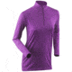 Half Zip Zone Midlayer - Womens -Purple Cactus Flower-X-Small