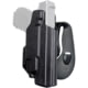 Black Scorpion Outdoor Gear OWB Paddle Holster, Glock 17, 19,19X, 22, 31, 44, 45 w/ TLR7, TLR8, Right Hand, Black, HC03-PADDLE-GL17TLR8BKRH