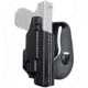 Black Scorpion Outdoor Gear OWB Paddle Holster, Glock 17, 19,19X, 22, 31, 44, 45 w/ TLR7, TLR8, Right Hand, Carbon Fiber, HC03-PADDLE-GL17TLR8CFRH