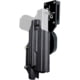 Black Scorpion Outdoor Gear Pro Heavy Duty Competition Kydex OWB Holster, Glock 17, 19, 19X, 22, 31, 44, 45 w/ X300, Right Hand, Black Shell Black, HCD1-USPSABS-GL17X300BK