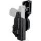 Black Scorpion Outdoor Gear Pro Heavy Duty Competition Kydex OWB Holster, Glock 17, 22, 31, 44, 45 w/ TLR7, TLR8, Right Hand, Black Shell Carbon Fiber, HCD1-USPSABS-GL17TLR8CF
