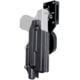 Black Scorpion Outdoor Gear Pro Heavy Duty Competition Kydex OWB Holster, Glock 17, 19, 19X, 22, 31, 44, 45 w/ X300, Right Hand, Black Shell Carbon Fiber, HCD1-USPSABS-GL17X300CF