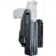 Black Scorpion Outdoor Gear Pro IDPA Competition OWB Holster, Walther PDP 5in w/ TLR-7/TLR-8, Right Hand, Carbon Fiber, HC03-IDPA-PDP5TLR8CFRH