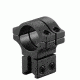 Model 263 1in Double Strap Dovetail Ring,High,Single,Matte Black
