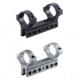 BKL Technologies Model 360 4in Long Unitized Dovetail Mount, Black, Silver