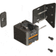 Blac-Rac 4130-M Pump Shotgun Rack w/Lock, Black/Gray, Small, 4130-M