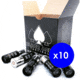 Black Aces Tactical 12 Gauge, #00 Buck, 9 Pellet, 2 3/4in, 1425 ft/s, Zink Coated Steel, Centerfire Shotgun Buckshot Ammo, 250 Rounds