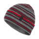 Black Diamond Cardiff Beanie, Smoke/Hyper Red Stripe, One Size, AP7210009065ALL1