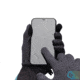 Black Diamond Deploy Wind Hood Gloves, Carbon/Glacier, Extra Small, BD8017429642XSM1