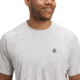 Black Diamond Distance Short Sleeve Tech Tee - Mens, Alloy, Extra Large, AP7520061000XLG1
