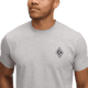 Black Diamond Heritage Alpinist Short Sleeve Tee - Mens, Nickel Heather, Medium, AP7524671014MED1