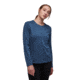 Black Diamond Lightwire Long Sleeve Tee - Womens, Ink Blue, Medium, AP7520104014MED1