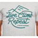 Black Diamond Live Climb Repeat Tee - Mens, Birch Heather, Large, AP7300375005LRG1