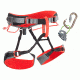 Black Diamond Momentum DS Harness Combo -L - XL-Steel/Lava