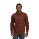 Black Diamond Project Flannel - Mens, Basalt/Iron Red Plaid, Large, AP7440639719LRG1