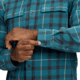 Black Diamond Project Twill Long Sleeve Shirt - Mens, Creek Blue/Charcoal, Small, AP7530919660SML1