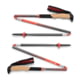 Black Diamond Pursuit Carbon Z Poles, Octane, 115 cm, BD11000680011151