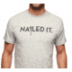 Black Diamond SS Nailed It Tee - Mens, Nickel/Heather, Medium, AP7300671015MED1