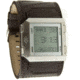 Black Dice Cash Men's Watch - SS Case, Brown Leather Strap BLABD-004-02