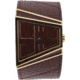 Black Dice Hustle Men's Watch - Brown Dial, Gold Case, Brown Leather Strap BLABD-003-07