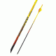 Black Eagle Arrows Renegade Fletched Arrows - .005in 6 Pack - 250, Black, Yellow, Orange, 250 Spine Rene-Fletched-0009