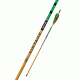 Black Eagle Arrows Vintage Crested Feathers Green and Yellow - .005in 6 Pack - 350, Wood, Green, Yellow, 350 Spine Vintage-Crested-G-Y-0001