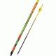 Black Eagle Arrows Zombie Slayer Crested Arrows - .003in 6 Pack - 350, Black, Yellow, Orange, 350 Spine Zomb-Crested-Fletch-0014