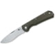 Black Fox Ciol Folding Knife, 2.76in, 440C, Micarta Green Handle, 01FX891