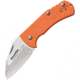 Black Fox Nidhug Slip Joint Orange Folding Knife, 2.75 stonewash and satin finish 440 stainless bla, Orange G10 handle, 01FX148